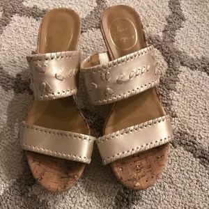 Jack Rogers cork wedge size 7